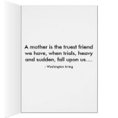 ヴィンテージ母と娘の母の日カード (内側 (右))