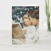 ヴィンテージ母と娘の母の日カード シーズンカード (正面)