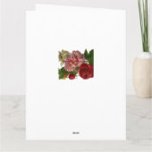 ヴィンテージ母と子の母の日 カード (裏面)