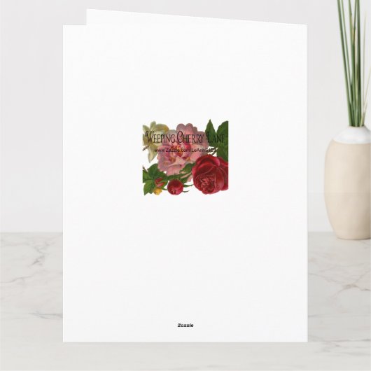 ヴィンテージ母と子の母の日 カード (裏面)