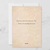 ヴィンテージ母と子供と母の日の挨拶 シーズンカード (裏面)