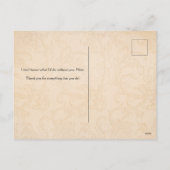 ヴィンテージ母と子供と母の日の挨拶 シーズンポストカード (裏面)