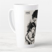 ヴィンテージ母と子 1982 カフェラテマグ (左アングル)