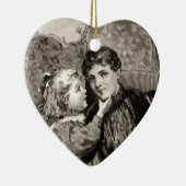 ヴィンテージ母と小さな女の子オーナメント セラミックオーナメント (右)