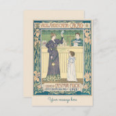 ヴィンテージ母と母 – 母の日 サンキューカード (正面/裏面)