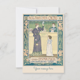 ヴィンテージ母と母 – 母の日 サンキューカード