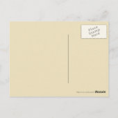 ヴィンテージ母の日と赤い花はがき ポストカード (裏面)