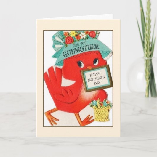 ヴィンテージ母の日のカード カード (正面)