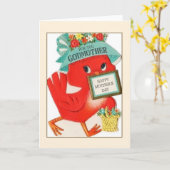 ヴィンテージ母の日のカード カード (黄色い花)