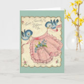 ヴィンテージ母の日のグリーティングカード カード (黄色い花)