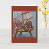 ヴィンテージ母の日のグリーティングカード カード (黄色い花)