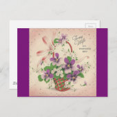 ヴィンテージ母の日の妻 ポストカード (正面/裏面)