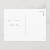 ヴィンテージ母の日の母とベビー シーズンポストカード (裏面)