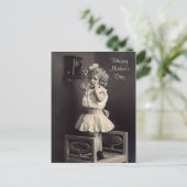 ヴィンテージ母の日はがき ポストカード (スタンド正面)