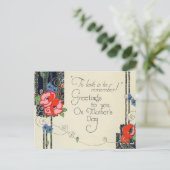 ヴィンテージ母の日はがき ポストカード (スタンド正面)