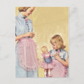 ヴィンテージ母の日はがき ポストカード (正面)