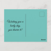 ヴィンテージ母の日フローラ ポストカード (裏面)