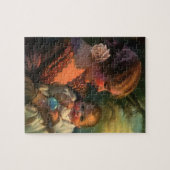 ヴィンテージ母の日ポートレート、母とベビー ジグソーパズル (横)