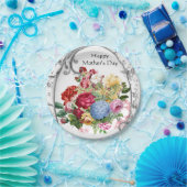 ヴィンテージ母の日植物学 ペーパープレート (パーティー)