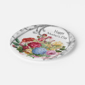 ヴィンテージ母の日植物学 ペーパープレート (アングル)