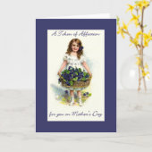 ヴィンテージ母の日 カード (黄色い花)