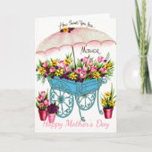 ヴィンテージ母の日 カード (正面)