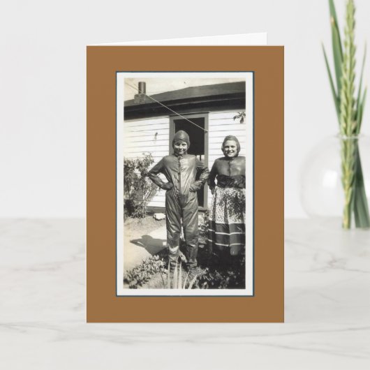 ヴィンテージ母の日 カード (正面)