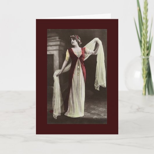 ヴィンテージ母の日 カード (正面)