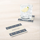 ヴィンテージ母の日 |コースター スクエアペーパーコースター (インサイチュ)