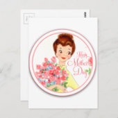 ヴィンテージ母の日 ポストカード (正面/裏面)