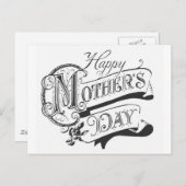 ヴィンテージ母の日 ポストカード (正面/裏面)