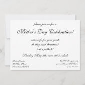 ヴィンテージ母の日,読ベッドの子供のカード 招待状 (裏面)