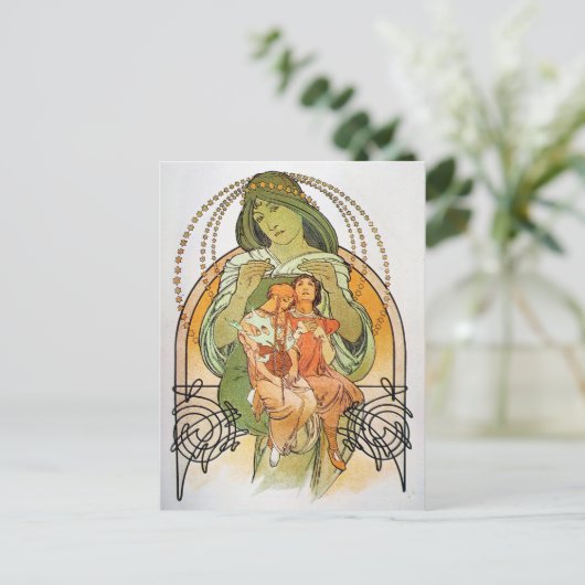 ヴィンテージ母マリア ポストカード (スタンド正面)