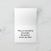 ヴィンテージ母及びベビーグリーティングカード カード (内部)