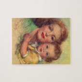 ヴィンテージ母子家庭ポートレート ジグソーパズル (横)