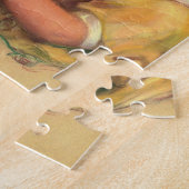 ヴィンテージ母子家庭ポートレート ジグソーパズル (側面)