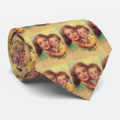 ヴィンテージ母子家庭ポートレート ネクタイ (ロール)