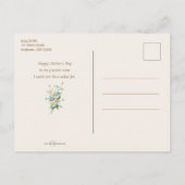 ヴィンテージ母子製造デイジーチェーン シーズンポストカード (裏面)