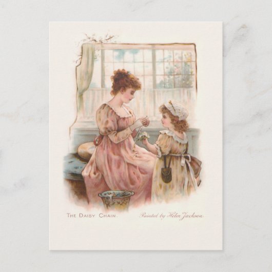 ヴィンテージ母子製造デイジーチェーン シーズンポストカード (正面)