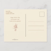 ヴィンテージ母子選択さくらんぼ シーズンポストカード (裏面)