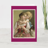 ヴィンテージ母子 カード (正面)