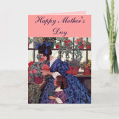 ヴィンテージ母子 カード (正面)