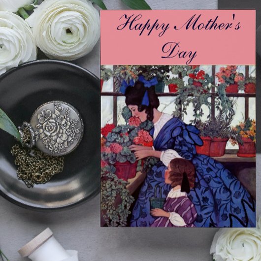 ヴィンテージ母子 カード