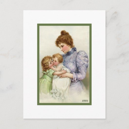ヴィンテージ母親 ポストカード (正面)