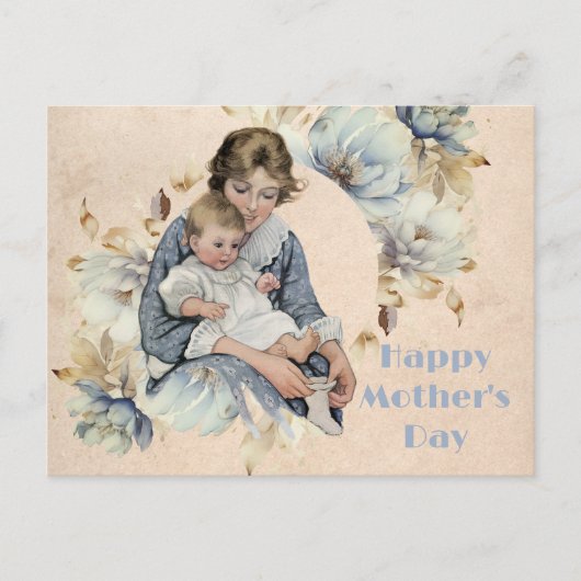 ヴィンテージ母 ポストカード (正面)