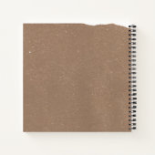 ヴィンテージ毎日のプランナーとシール、カスタマイズ。 ノートブック (裏面)