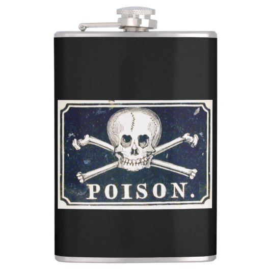 ヴィンテージ毒フラスコ フラスク (正面)