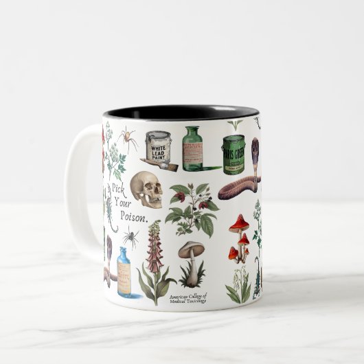 ヴィンテージ毒マグカップ ツートーンマグカップ (正面左)