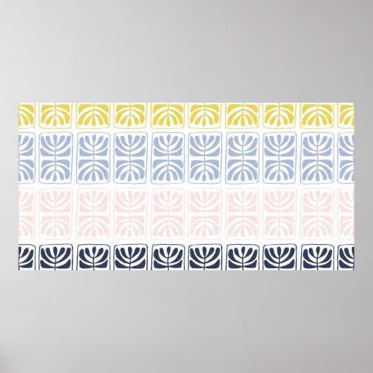 ヴィンテージ民族シームレス ポスター (正面)