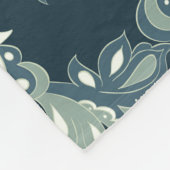 ヴィンテージ民族フローラのシームレスなパターン民俗学の  フリースブランケット (角)